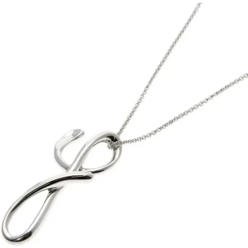 Pre-owned Silver necklaces , female, Sizes: ONE SIZE - Tiffany & Co. Pre-owned - Modalova