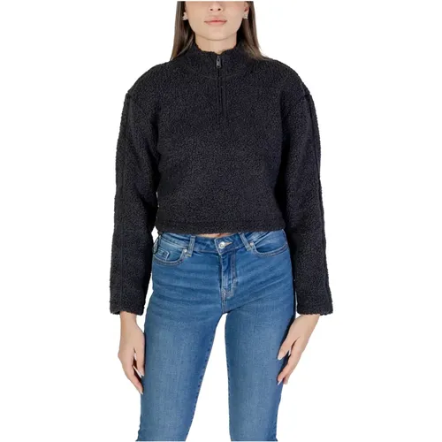 Sherpa Half-Zip Damen Pullover , Damen, Größe: M - Calvin Klein - Modalova