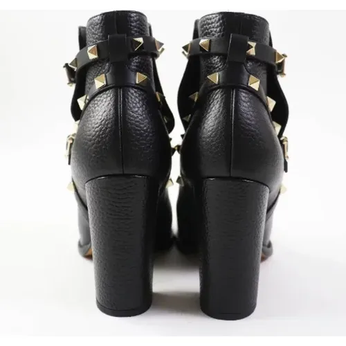 Pre-owned Leder boots , Damen, Größe: 38 EU - Valentino Vintage - Modalova