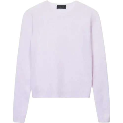 Soft and Comfortable Cashmere Silk Sweater , female, Sizes: L, M - Roberto Collina - Modalova