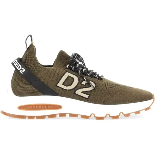 Gummi-Laufschuhe , Herren, Größe: 40 EU - Dsquared2 - Modalova