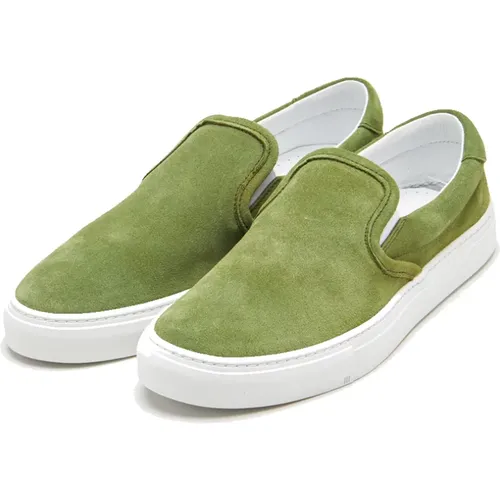 Garda Slip-On Tendril Suede Sneakers , male, Sizes: 7 UK, 8 UK, 11 UK - Diemme - Modalova
