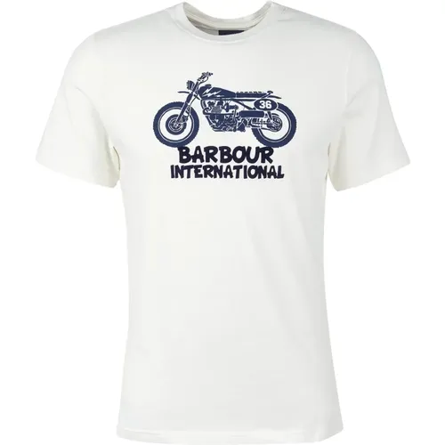 Method T-Shirt mit Motorradgrafik - Barbour - Modalova