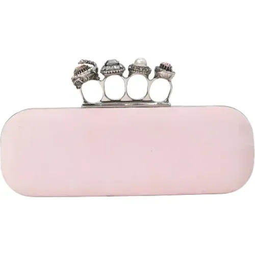 Pre-owned Velvet clutches , female, Sizes: ONE SIZE - Alexander McQueen Pre-owned - Modalova