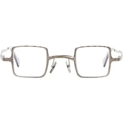 Square Palladium Sunglasses Clear Lens , male, Sizes: ONE SIZE - Kuboraum - Modalova