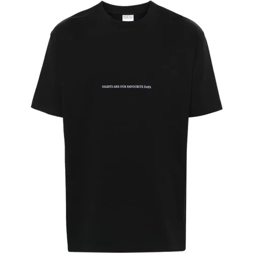 Schwarze T-Shirts und Polos Kollektion , Herren, Größe: S - Marcelo Burlon - Modalova