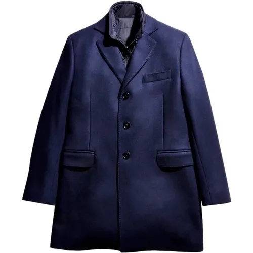 Wool Cashmere Coat , male, Sizes: XL - Fay - Modalova