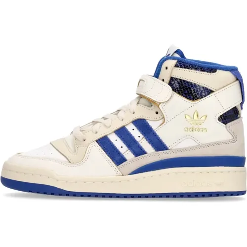 Hoher Basketballschuh Weiß/Blau , Herren, Größe: 41 1/3 EU - Adidas - Modalova