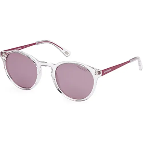 Polarisierte braune Gläser Sonnenbrille , Damen, Größe: 48 MM - Skechers - Modalova