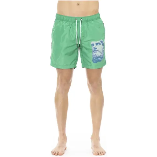 Polyester Swimwear , male, Sizes: S, L, XL, M, 2XL - Bikkembergs - Modalova