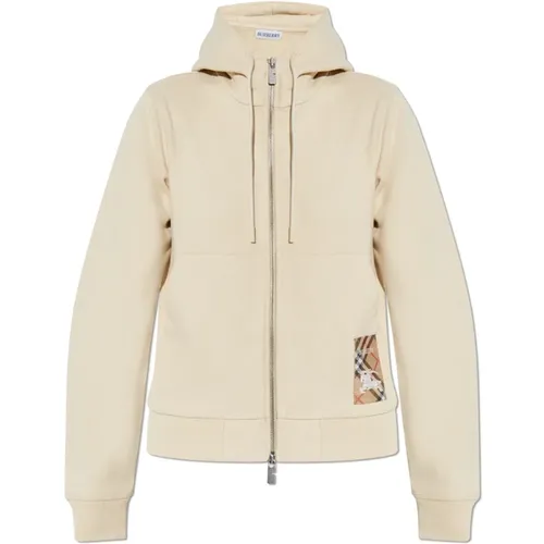 Sweatshirt mit Logo , Damen, Größe: M - Burberry - Modalova