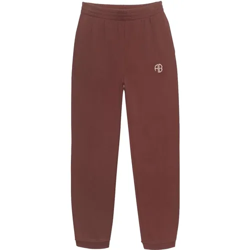 Tyler Trousers A-03-2280 Dark Cherry , female, Sizes: L - Anine Bing - Modalova