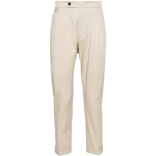 Light Cotton Pants with D-Rings , male, Sizes: W32, W40, W30, W38, W36 - Low Brand - Modalova