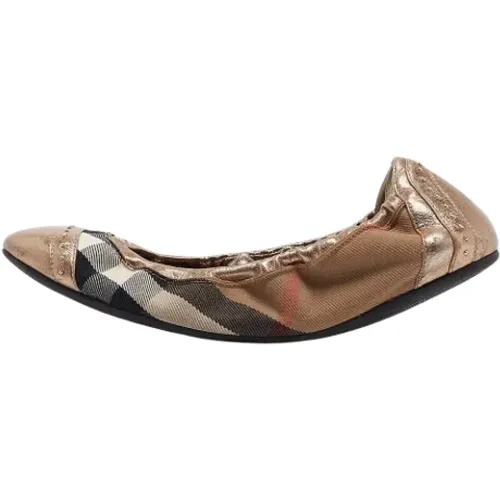 Pre-owned Canvas flats - Burberry Vintage - Modalova