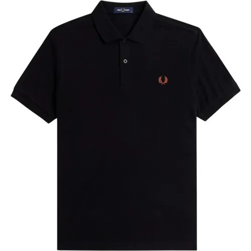 Klassisches Baumwoll-Poloshirt , Herren, Größe: S - Fred Perry - Modalova