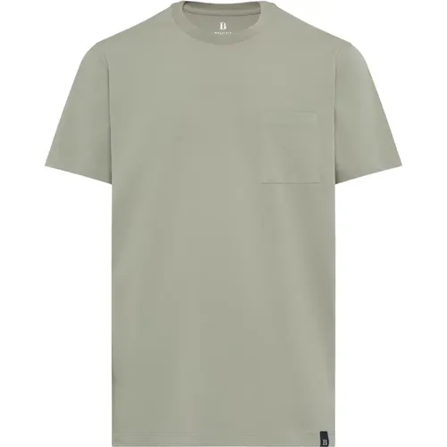 Australisches Baumwoll-Jersey T-Shirt , Herren, Größe: 2XL - Boggi Milano - Modalova