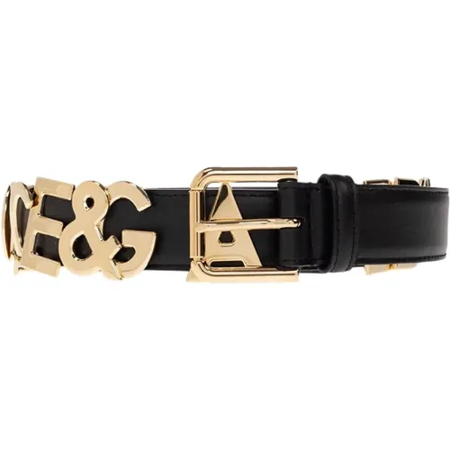 Leather Belt , female, Sizes: 90 CM, 75 CM, 85 CM - Dolce & Gabbana - Modalova