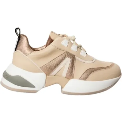 Marmor Sneakers mit 5cm Absatz , Damen, Größe: 41 EU - Alexander Smith - Modalova