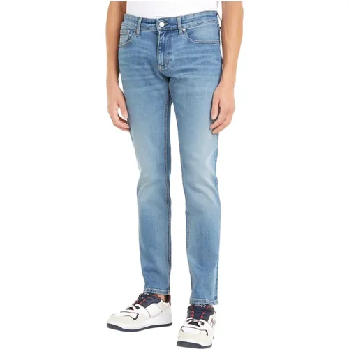 Slim Scanton Jeans , male, Sizes: W33 - Tommy Jeans - Modalova