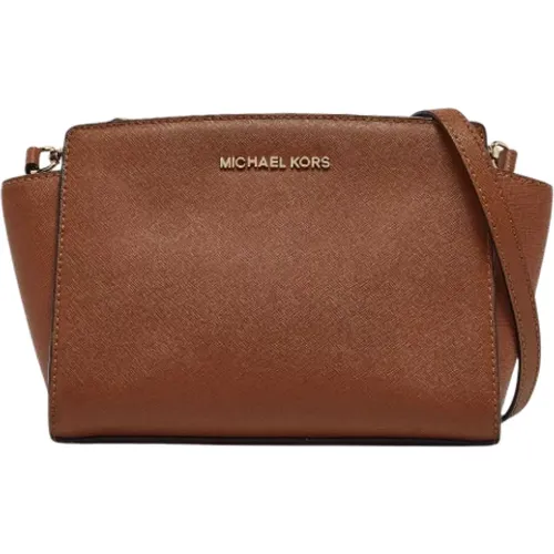 Pre-owned Leather crossbody-bags , female, Sizes: ONE SIZE - Michael Kors Pre-owned - Modalova