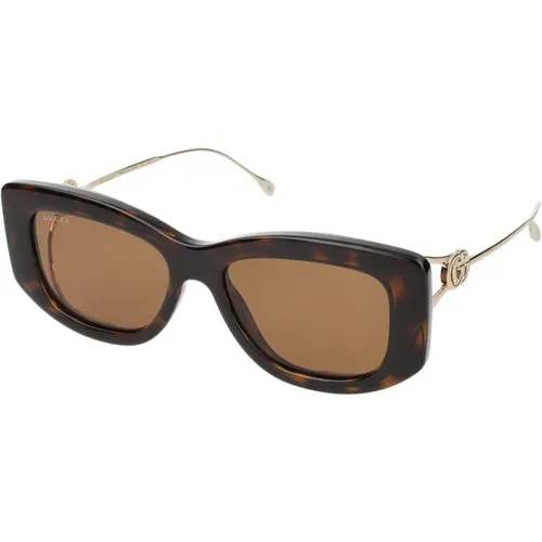 Stylische Sonnenbrille GG1566S,Weiße Sonnenbrille mit Originalzubehör - Gucci - Modalova
