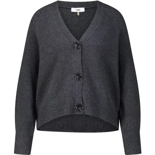 Moderner V-Ausschnitt Cardigan , Damen, Größe: S - CINQUE - Modalova