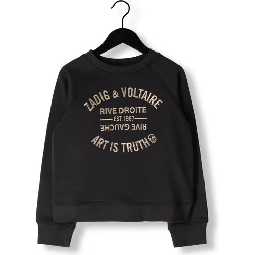 Mädchen Schwarzer Pullover X60217 - Zadig & Voltaire - Modalova