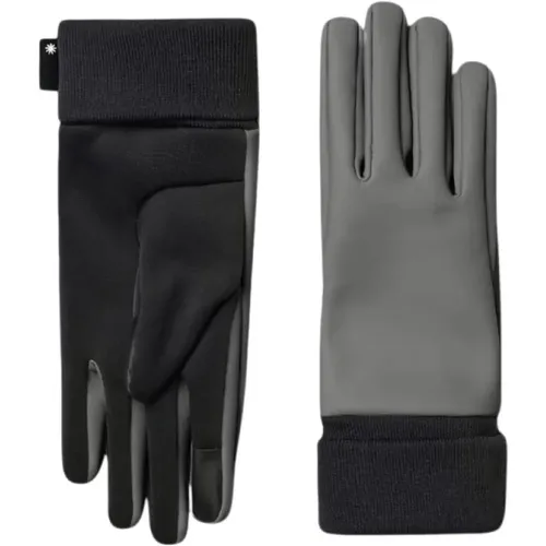 Waterproof Fabric Touchscreen Gloves , unisex, Sizes: L, M, S - Rains - Modalova