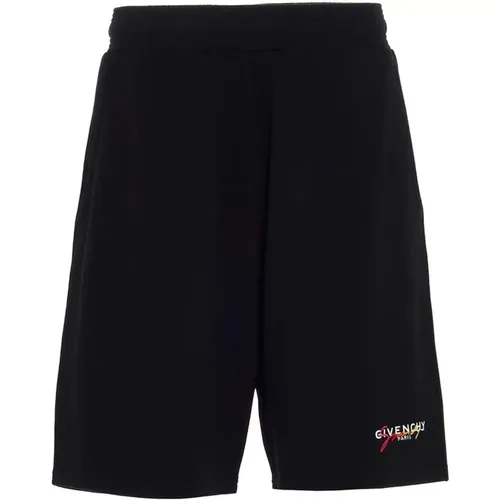Schwarze Logo Track Shorts für Herren , Herren, Größe: S - Givenchy - Modalova