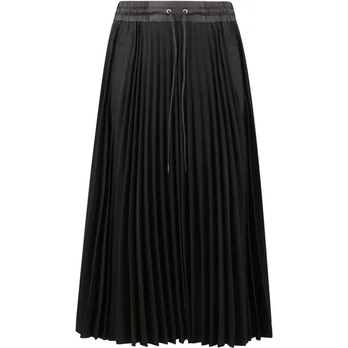 Jersey Skirt for Technical Style , female, Sizes: XL, L - Sacai - Modalova