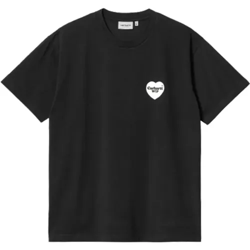 Heart Bandana T-Shirt , male, Sizes: M, XL - Carhartt WIP - Modalova