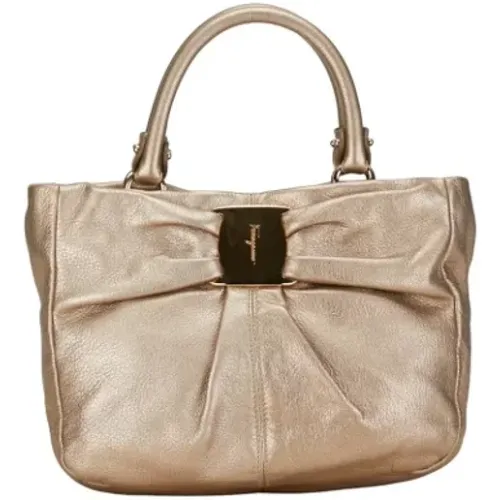 Pre-owned Leather handbags , female, Sizes: ONE SIZE - Salvatore Ferragamo Pre-owned - Modalova