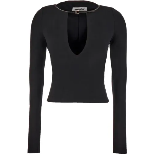 Long Sleeve Tops , Damen, Größe: M - AMBUSH - Modalova