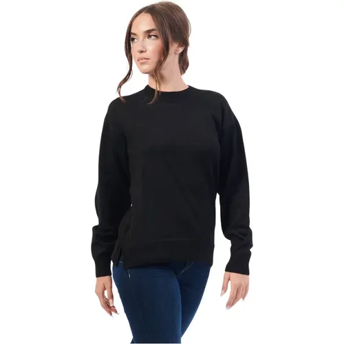 Schwarzer Pullover mit Lurexfäden - Armani Exchange - Modalova