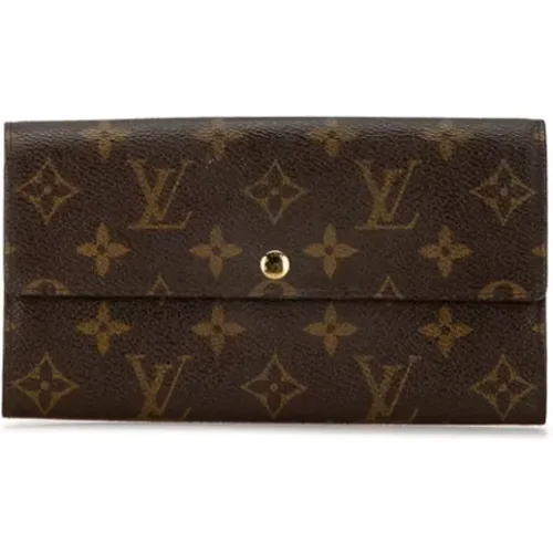 Pre-owned Canvas wallets , female, Sizes: ONE SIZE - Louis Vuitton Vintage - Modalova