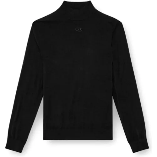 Wool Dolcevita Sweater in , male, Sizes: M, XL, L - Diesel - Modalova