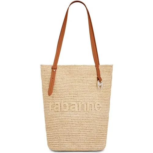 Gewebte Raffia Tote Tasche Braun - Paco Rabanne - Modalova