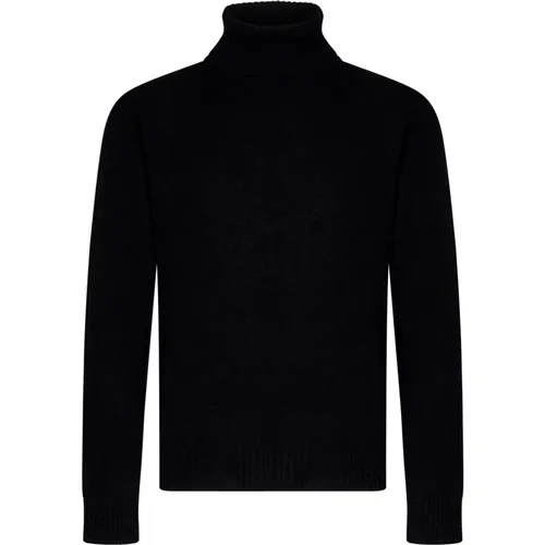 Schwarzer Sweatshirt Aw24 Stylische Herrenbekleidung , Herren, Größe: M - Low Brand - Modalova