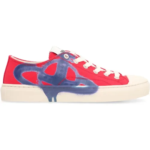 Niedrige Baumwoll-Sneakers , Damen, Größe: 37 EU - Vivienne Westwood - Modalova