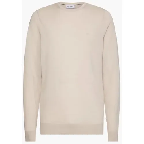 Round Neck Knitwear , male, Sizes: 2XL - Calvin Klein - Modalova