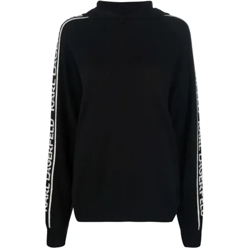 Cashmere Hoodie , female, Sizes: XS - Karl Lagerfeld - Modalova