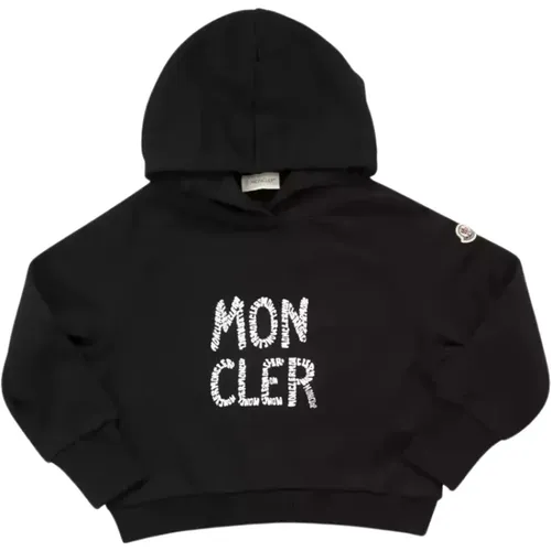 Kinder Kapuzenpullover mit Logo - Moncler - Modalova