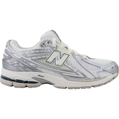 Grey Sneakers Lace-up Monogram , male, Sizes: 11 UK, 14 UK, 8 1/2 UK, 10 UK, 12 UK, 4 UK, 6 1/2 UK, 7 1/2 UK, 9 1/2 UK - New Balance - Modalova
