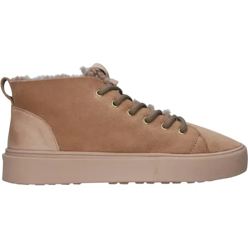 Sermeq Arnaq - Nude - Sneaker (mid) , Damen, Größe: 36 EU - Blackstone - Modalova