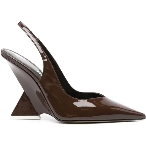 High Heel Wedge Shoes , female, Sizes: 5 1/2 UK, 6 UK, 4 1/2 UK, 4 UK, 3 UK - The Attico - Modalova