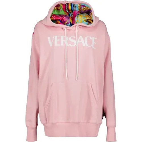 Hoodie I Ventagli Versace - Versace - Modalova