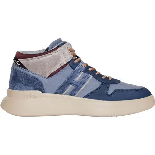 Blaue Sneakers Rebel Midi Stil - Hogan - Modalova