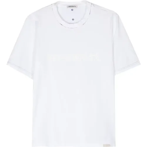 Weiße T-Shirt für Männer , Herren, Größe: L - Premiata - Modalova