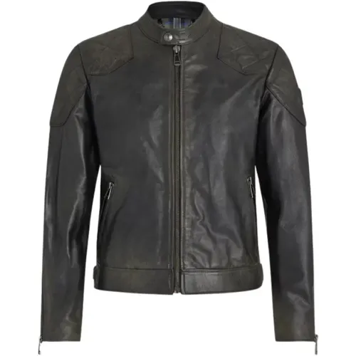 Outlaw Leather Jacket , male, Sizes: M, XL - Belstaff - Modalova
