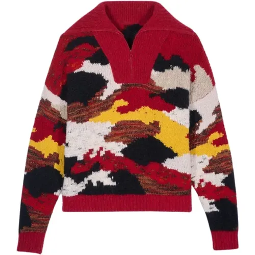 Camouflage Zip Sweater Ba&Sh - BA&SH - Modalova